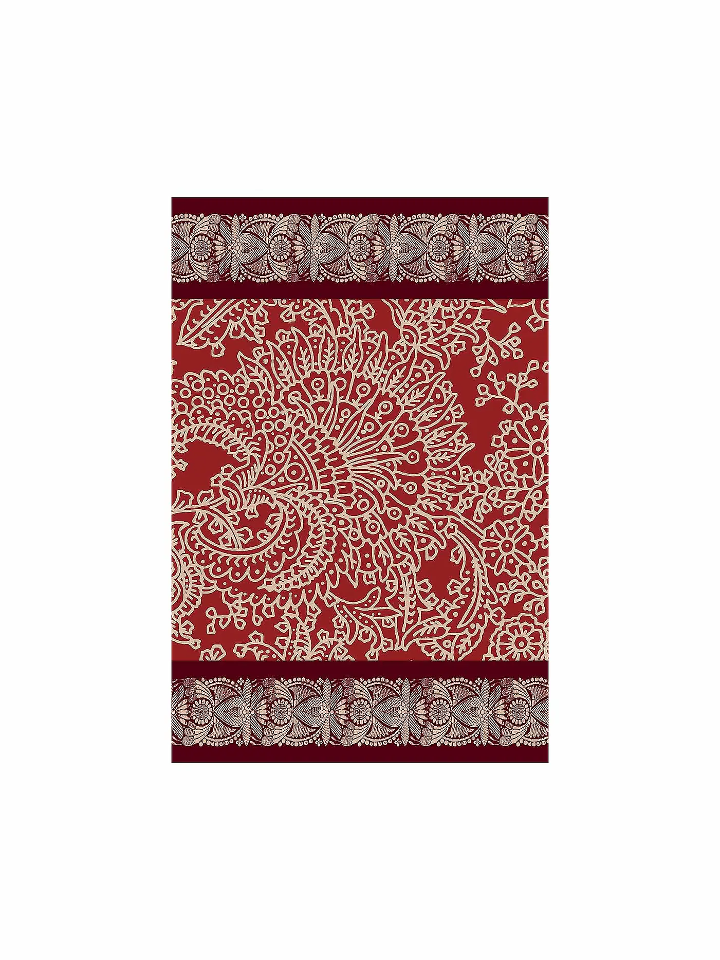 BASSETTI | Gästetuch 40x60cm MONREALE Rot/Orange | 